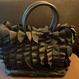 Beautiful PRADA TESSUTO Nylon Leather Hand Bag